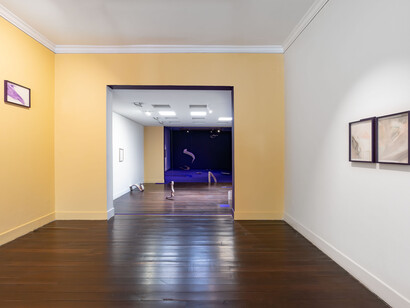 Santiago Díaz Escamilla, Nunca fue solo aquí (era, ya en otra parte), exhibition view. Courtesy of Casas Riegner