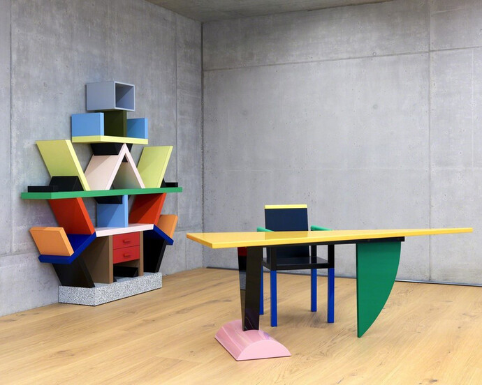 Ettore Sottsass & The Memphis Group. Courtesy of Grieder Contemporary