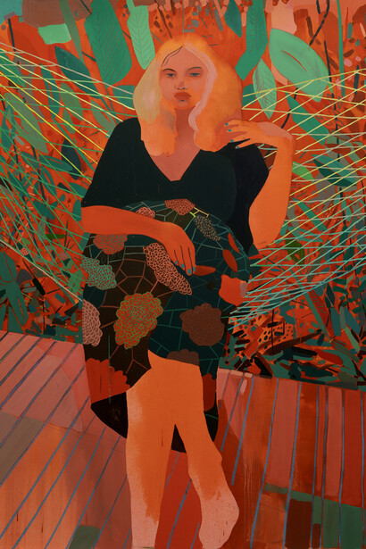 Patrick Puckett, Hammock (detail), 2026. Courtesy of Wally Workman Gallery