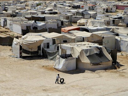 Refugee camp in Syria