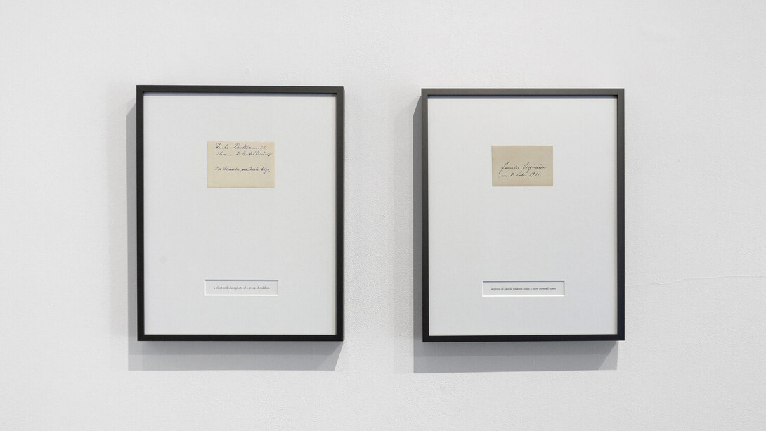 Ornella Fieres, a group of people walking down a snow covered street, Exhibition View 10.21.20 - 11.28.20