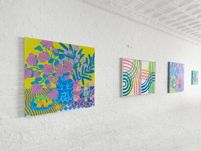 Various artists, Saturation point, exhibition view. Courtesy of Uprise Art