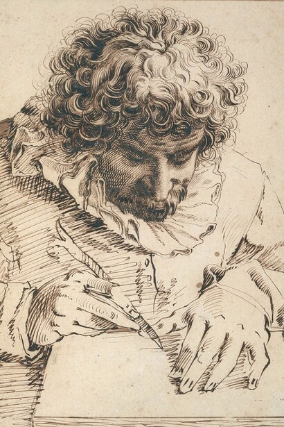 Hendrick Goltzius, Portret van Gillis van Breen