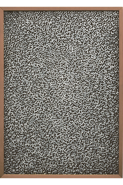 Roman Opalka, Etude sur le mouvement, 1959-1960, Tempera and ink on paper, 34 7/8 x 25 x 1 inches (88.6 x 63.5 x 2.6 cm). Photo Credit: Vincent Lespinasse