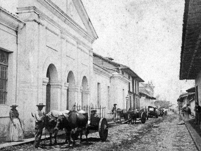 Casa de Enseñanza de Santo Tomás, sobre la cual se fundó la Universidad de Santo Tomás en 1843