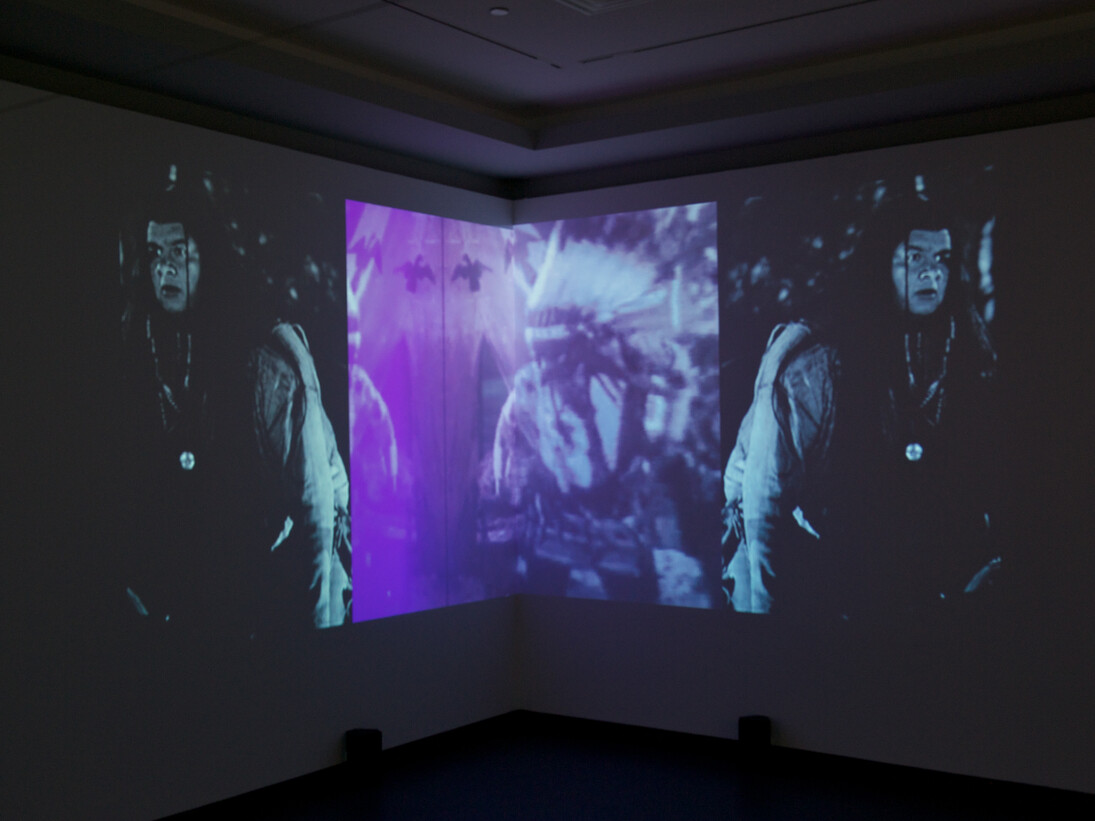 Contemporary Gallery 2 (11): Bear Witness, Assimilate This! | Assimilez ceci ! (2011), 2-channel video installation | installation vidéo a deux pistes, collection of the Ottawa Art Gallery | collection de la Galerie d’art d’Ottawa