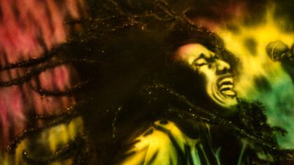 Ilustração de Bob Marley. Robert Nesta Marley, nascido em 6 de fevereiro de 1945, em Nine Mile, na Jamaica