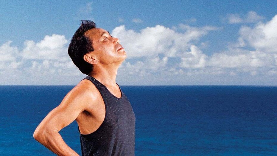 El escritor Haruki Murakami corriendo