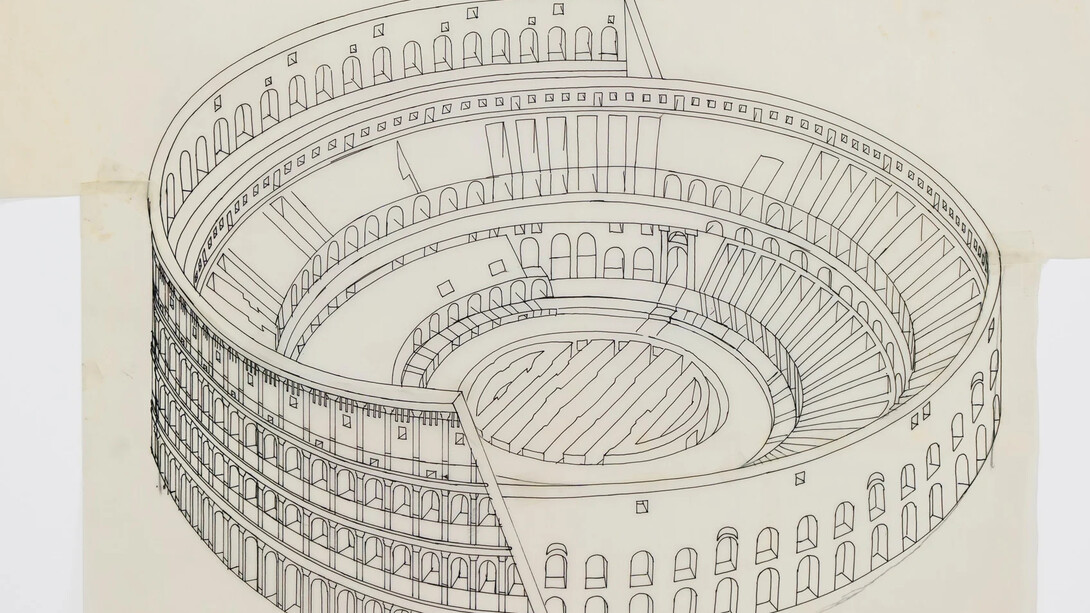 Thomas Bayrle, Colosseum (detail), 1970. Courtesy of dépendance