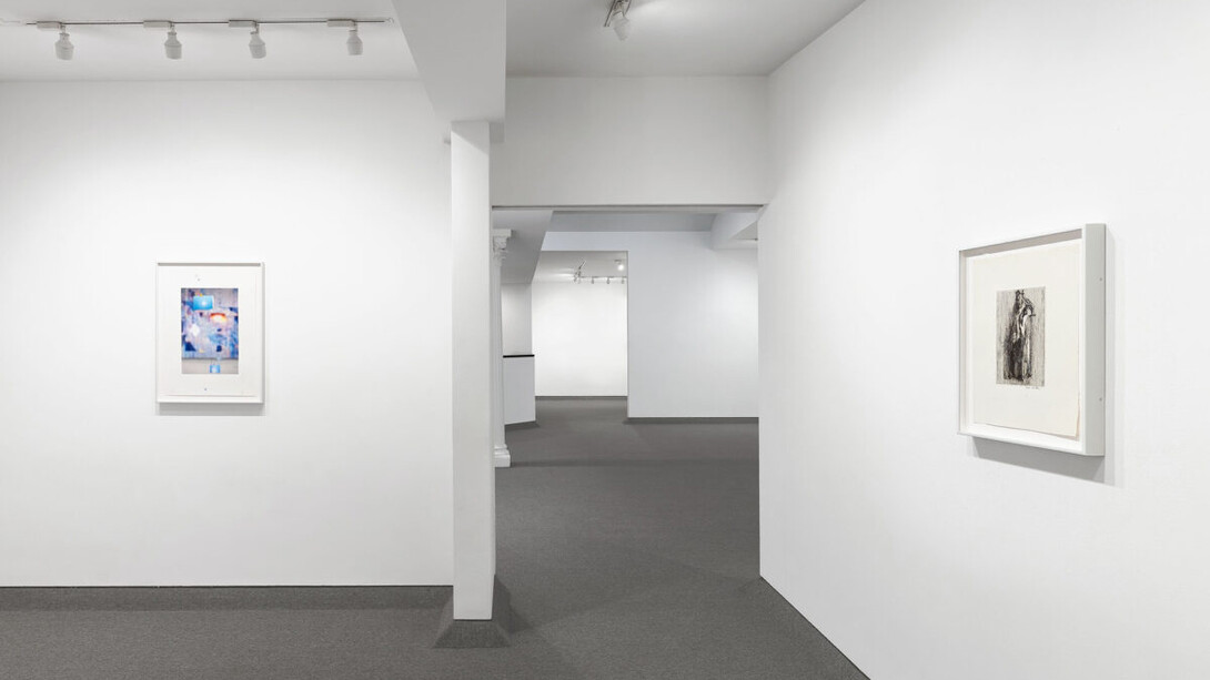 Various artists, Julie Mehretu, Sarah Sze, and Jacques Villon, exhibition view. Courtesy of Krakow Witkin Gallery