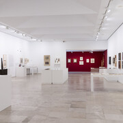 Anudar el tiempo, vista de exhibición. Cortesía del Museo Patio Herreriano