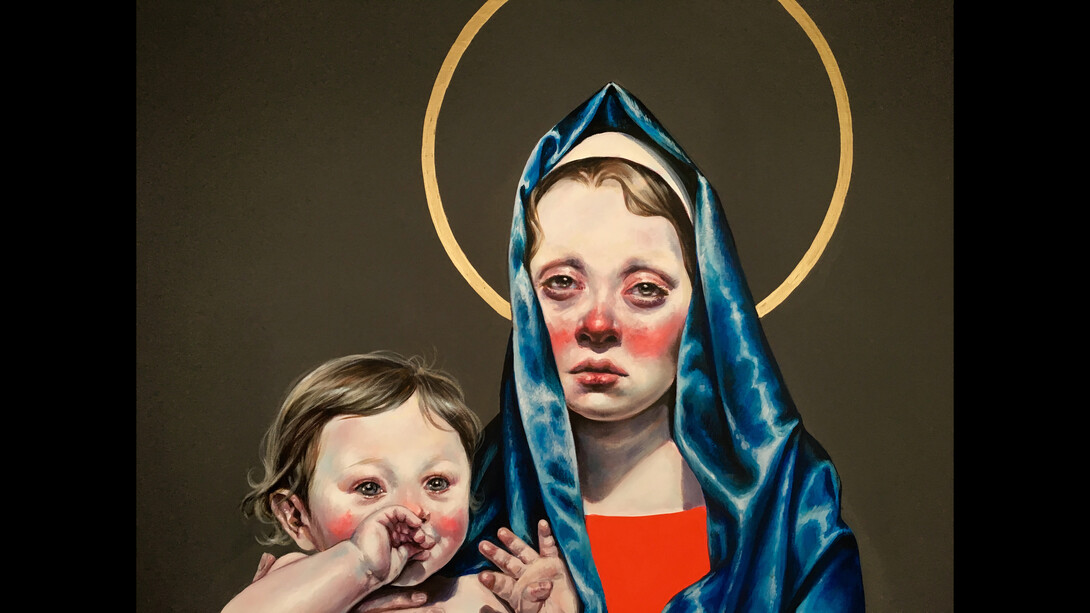 DCG_Afarin Sajed_ Ecce Homo_2019_acrylic on canvas_detail