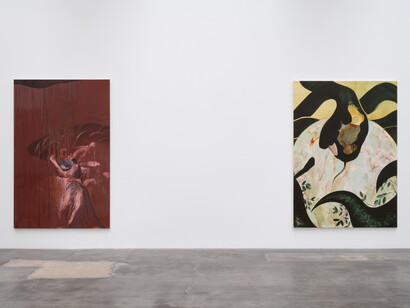 Hiroka Yamashita, こをろこをろ koworo-koworo, exhibition view. Courtesy of Blum Gallery