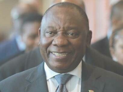 South Africa President, Cyril Ramphosa in Geneva, Switzerland, 2018