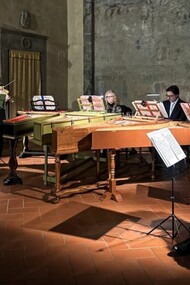 Concerto del Baroque Festival Florence 2025 - concerto per 4 clavicembali ed archi di J.S.Bach - ensemble Baroque Lumina- clavicembali: Alessandra Artifoni, Anna Clemente, Cosimo Prontera e Giacomo Benedetti