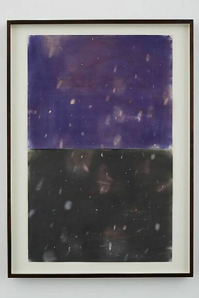 Kon Trubkovich, Untitled (Snow), 2014, Mixed media on paper, 29 x 22 1/2 inches 73.7 x 57.2 cm