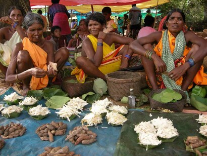 A weekly market of Koraput, Orissa