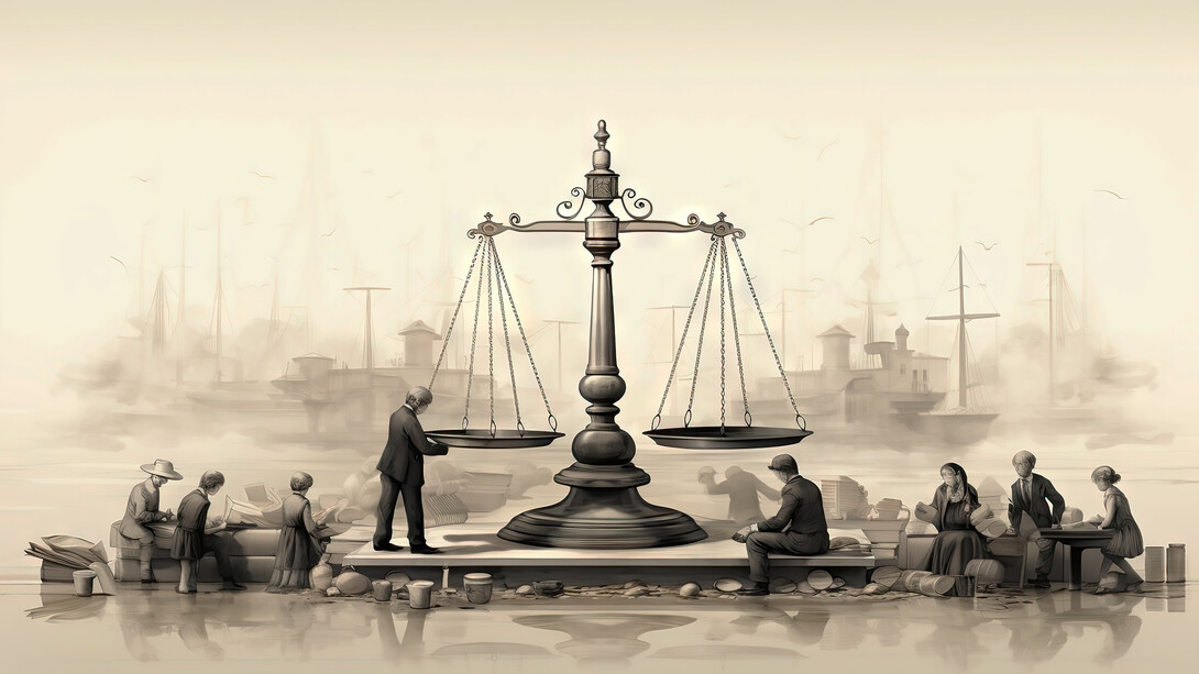 Enhancing the justice system through scale-themed drawings