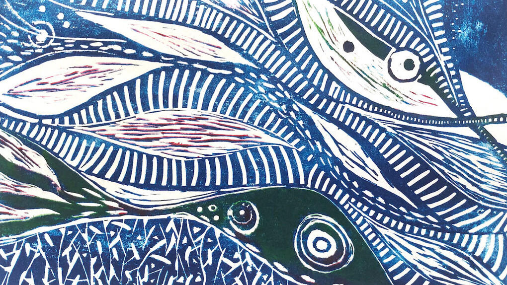 Isabel Parra, Fish #10 (detail), 2025 - 2026. Courtesy of Sin Sin Fine Art 