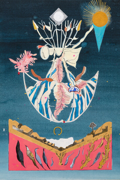 Regina de Miguel, Fulgor (detalle), 2025, Regina de Miguel. Cortesía del CAAC 