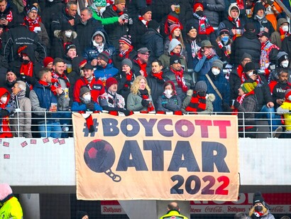 Protestos contra a Copa do Mundo em Qatar