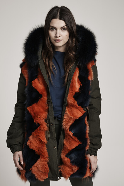 Mr&Mrs Italy. Reversible Parka