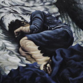 Eoin Mc Hugh, song, wandering womb, 2014, oil on canvas mounted on aluminium, 47 x 61.5 cm / 18.5 x 24.2 in, image courtesy of the artist and Kerlin Gallery, Dublin