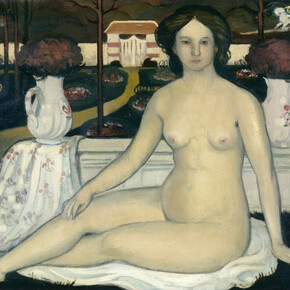 Maurice Denis (1870-1943), La Dame au jardin clos, 1894, Huile sur toile, Paris, Musée d’Orsay © ADAGP, Paris, 2012 © Musée d’Orsay (dist. RMN) / Patrice Schmidt