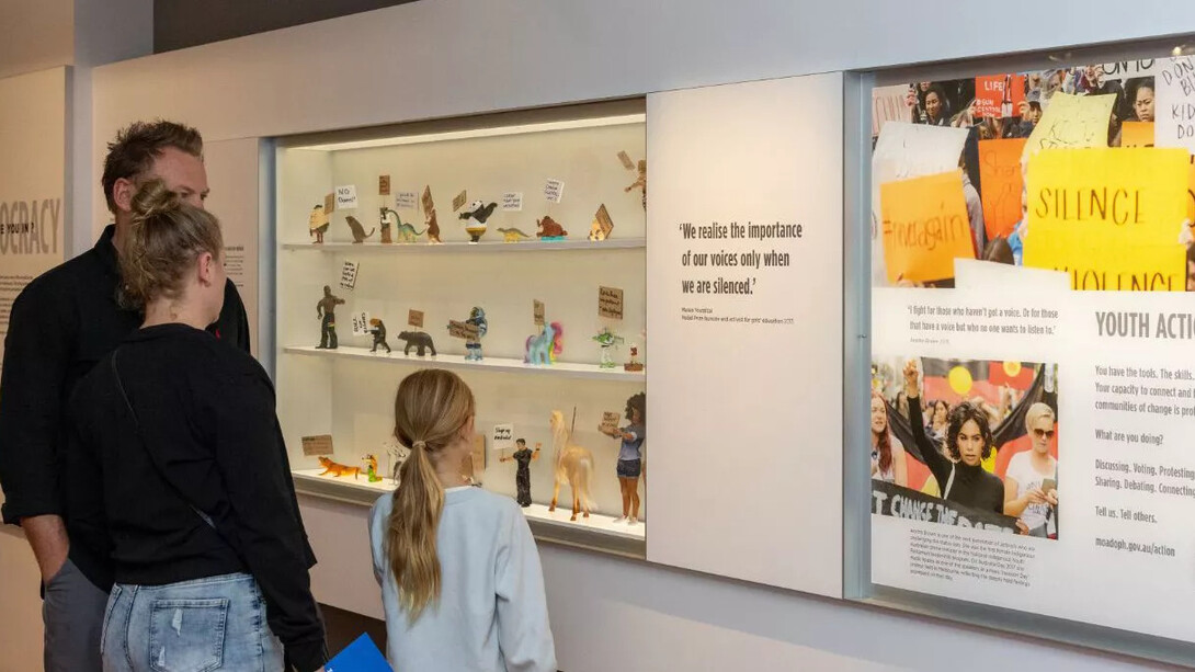 Democracy. Are you in? Exhibition view. Courtesy of the Museum of Australian Democracy