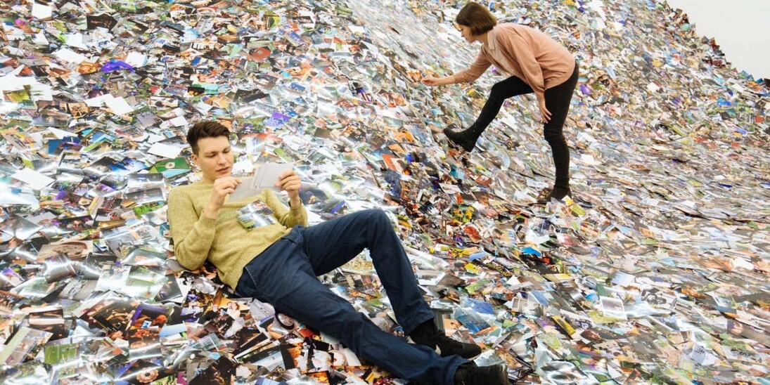 Erik Kessels, Exhibition view. Courtesy of NRW-Forum Düsseldorf