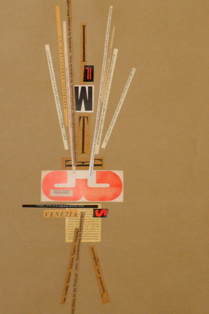 Bruno Munari, collage su carta, senza data
48 x 33 cm. Courtesy Galleria Stefano Forni
