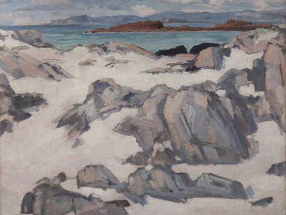 S J Peploe, Iona, oil on canvas, 51 x 61 cm