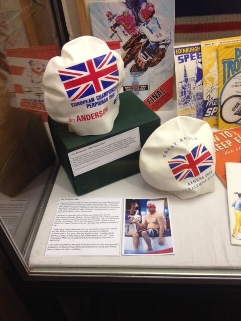 Jim Anderson, European Championships swimming cap