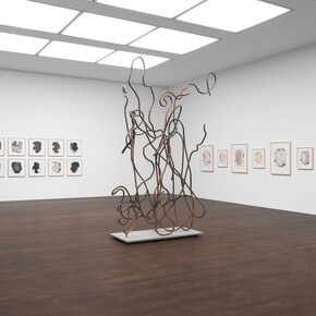 Christopher Wool, exhibition view. Courtesy of Gagosian 