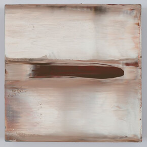 Pedro Calapez, Byte 40, 2014, Oil on lacquered aluminum, 15 3⁄4 x 15 3⁄4 x 3 1⁄2 inches (40 x 40 x 9 cm)