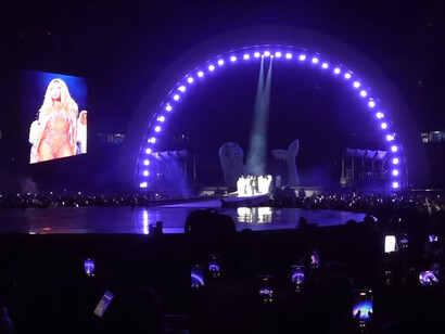 Una de las 65 presentaciones de “Mañana será bonito Tour”, que recorrió América Latina, Estados Unidos y Europa. Estadio Cuscatlán, El Salvador, marzo de 2024