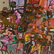 Dan Perfect, Deadhead, 2012, Oil & acrylic on linen, 257 x 183 cm