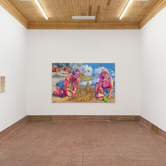 Hannah Lupton Reinhard, Are we here yet? Exhibition view. Courtesy of Rusha & Co.