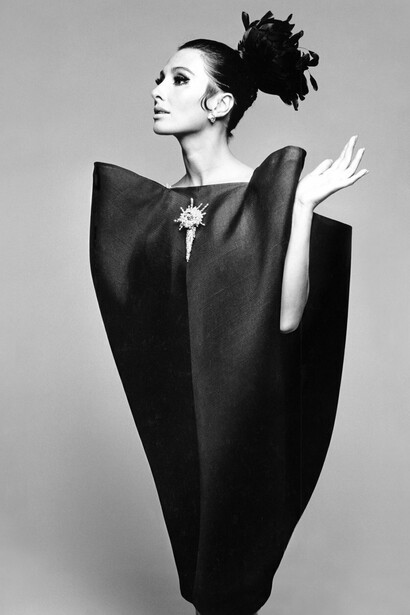 Balenciaga in Enveloppe dress