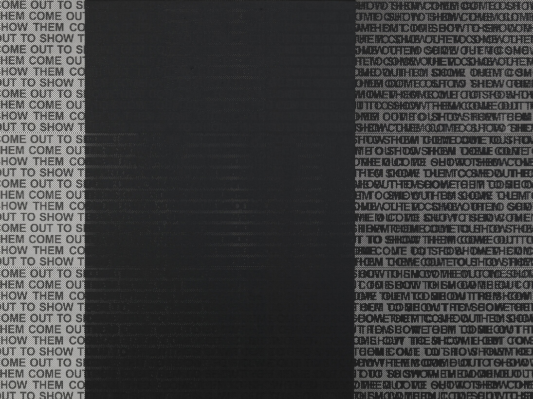 Glenn Ligon, Come Out Study #3