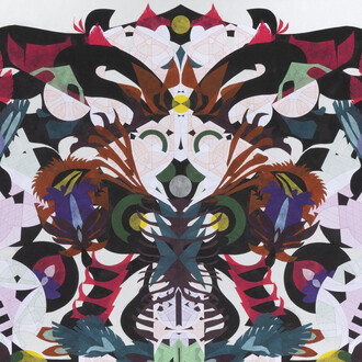 Haegue Yang, Flower explosion radial folds. Courtesy of The Arts Club of Chicago 