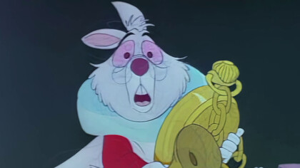 El conejo blanco de "Alicia en el país de las maravillas", 1951