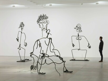 Sticks with Dicks and Slits, exhibition view. Courtesy of Blain|Southern