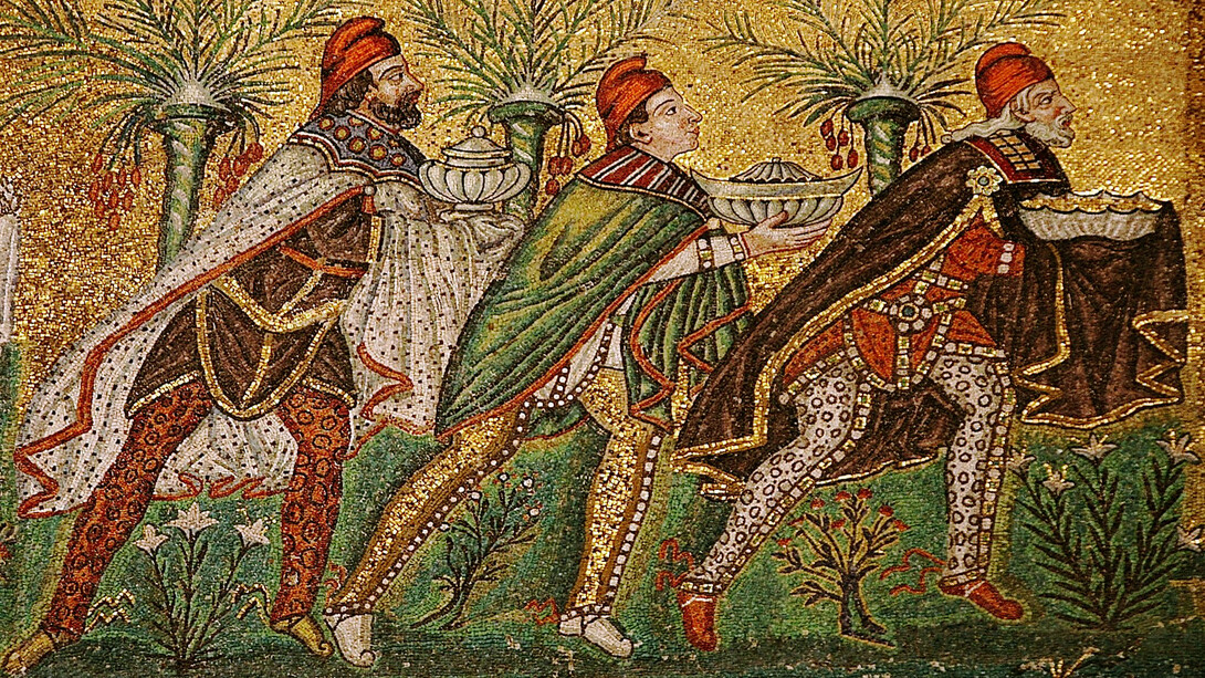 L'Adorazione dei Magi nel mosaico di S. Apollinare in Classe a Ravenna
