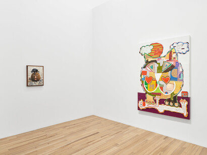 Hadi Falapishi, Gut geelings (Trauma dumps and love bombs), exhibition view. Courtesy of Andrew Kreps Gallery
