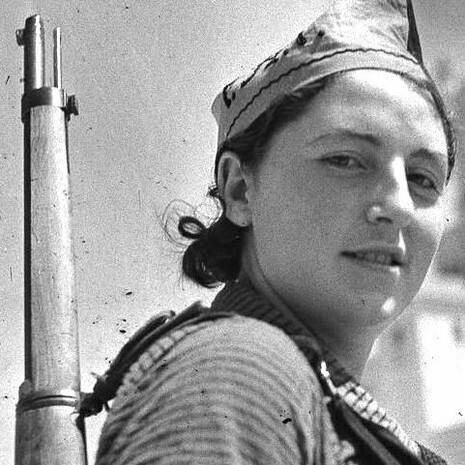 Miliciana anarquista, Guerra Civil español