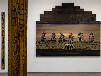 Abul Hisham, Shrines, exhibition view. Courtesy of Galerie Mirchandani + Steinruecke