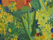 Lynne Drexler, Green bursts upon desert, 1963. Courtesy of PhillipsX