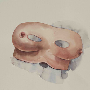 Oda Jaune, Sans titre, 2015, Aquarelle, 35 x 45 cm, Courtesy Galerie Daniel Templon, Paris. Photo B.Huet/Tutti