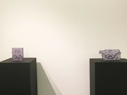 Archeonautes, Exhibition view. Courtesy of Galerie Charlot